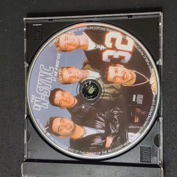 USED NSYNC CD THE NSYNC STAR PROFILE AUDIO DOCUMENTARY 1999 - Picture 2 of 5
